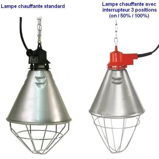 Lampe chauffante