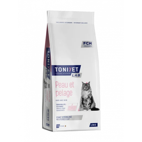 Tonivet Chat Stérilisé Peau Pelage