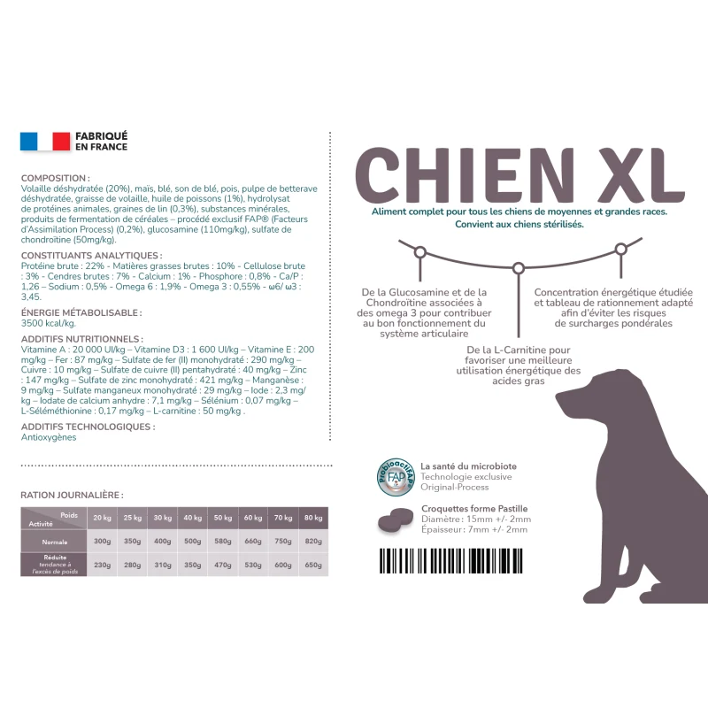 Preference Chien XL