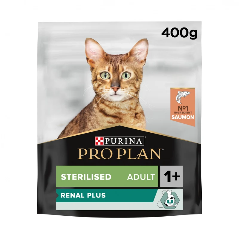 PRO PLAN Renal Plus Sterilised Adult au Saumon - Croquettes pour chat
