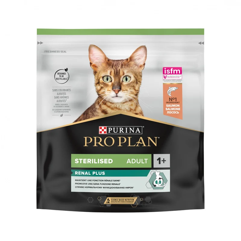 PRO PLAN Renal Plus Sterilised Adult au Saumon - Croquettes pour chat