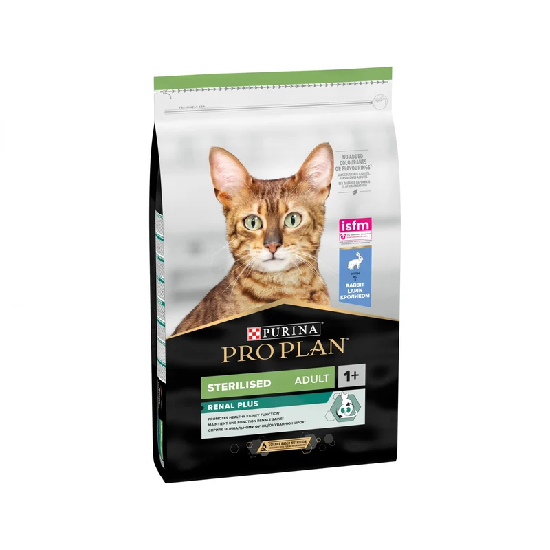 PRO PLAN Renal Plus Sterilised Adult au Lapin - Croquettes pour chat