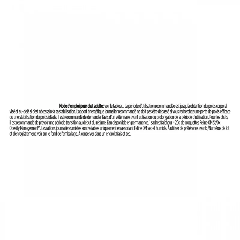 Proplan Veterinary Diets OM Obesity Management Chat