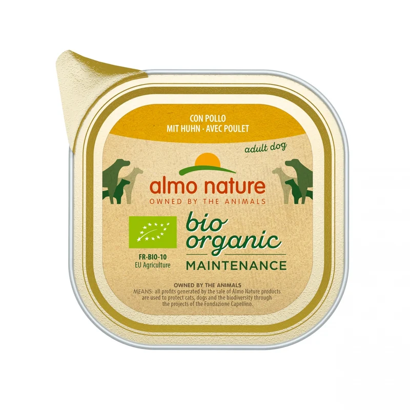 Almo Nature Pâtées Chien Adulte - Bio Organic Maintenance - 9 x 300 g