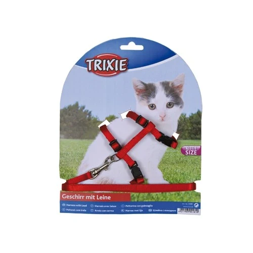 Parure laisse et harnais Kitty