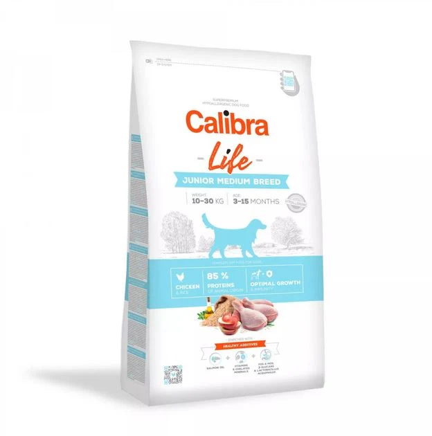 Calibra Life Chien Junior Medium Chicken