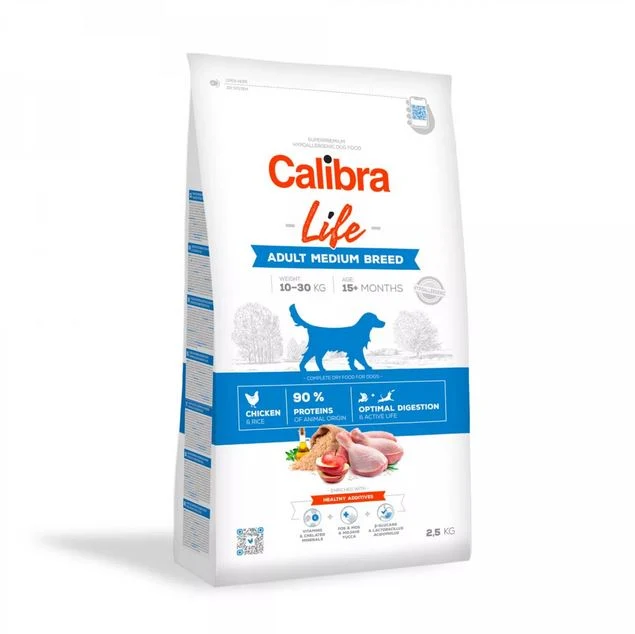 Calibra Life Chien adulte Medium Chicken