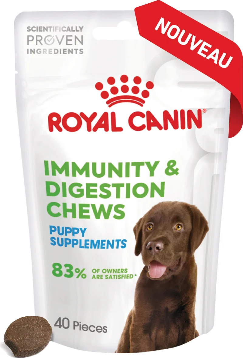Aliment Complémentaire Puppy Immunity & Digestion Chews pour chiot