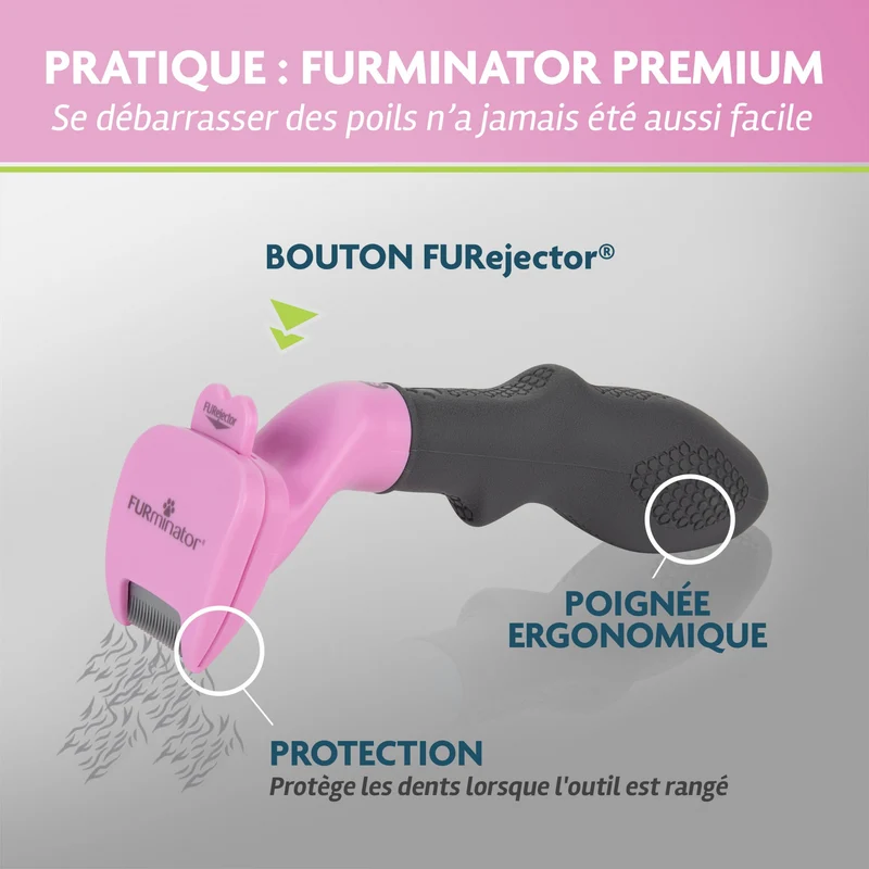 Brosse anti-mue pour petits animaux