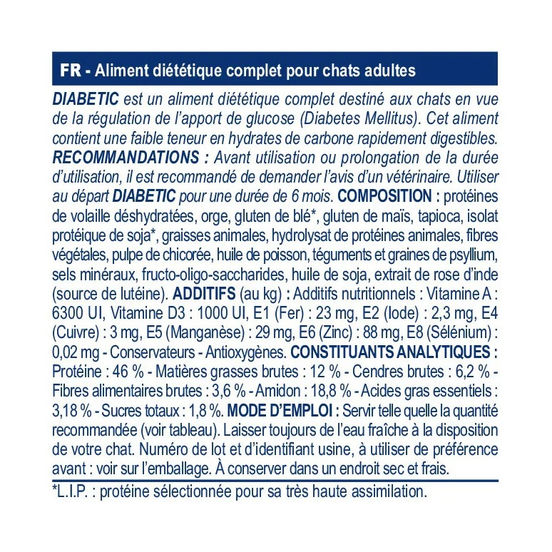 Royal Canin Veterinary Diabetic - Croquettes pour chat
