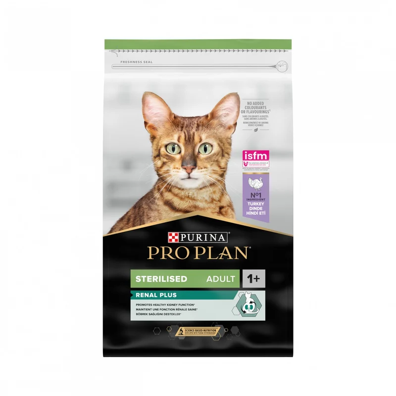 PRO PLAN Renal Plus Sterilised Adult à la Dinde - Croquettes pour chat