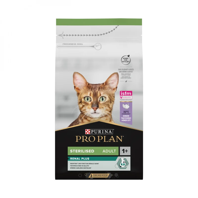 PRO PLAN Renal Plus Sterilised Adult à la Dinde - Croquettes pour chat