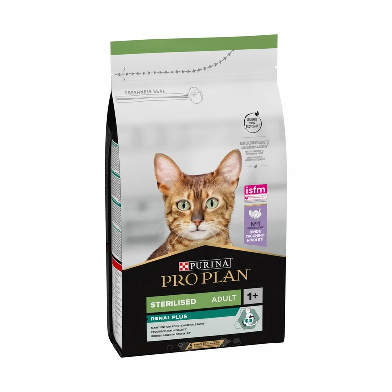 PRO PLAN Renal Plus Sterilised Adult à la Dinde - Croquettes pour chat