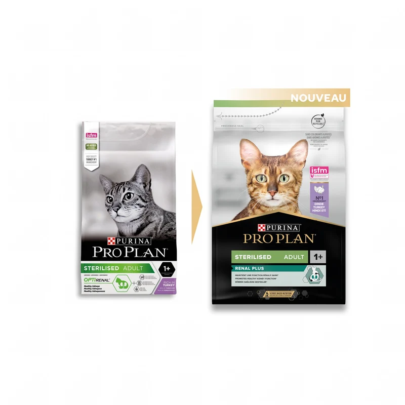 PRO PLAN Renal Plus Sterilised Adult à la Dinde - Croquettes pour chat