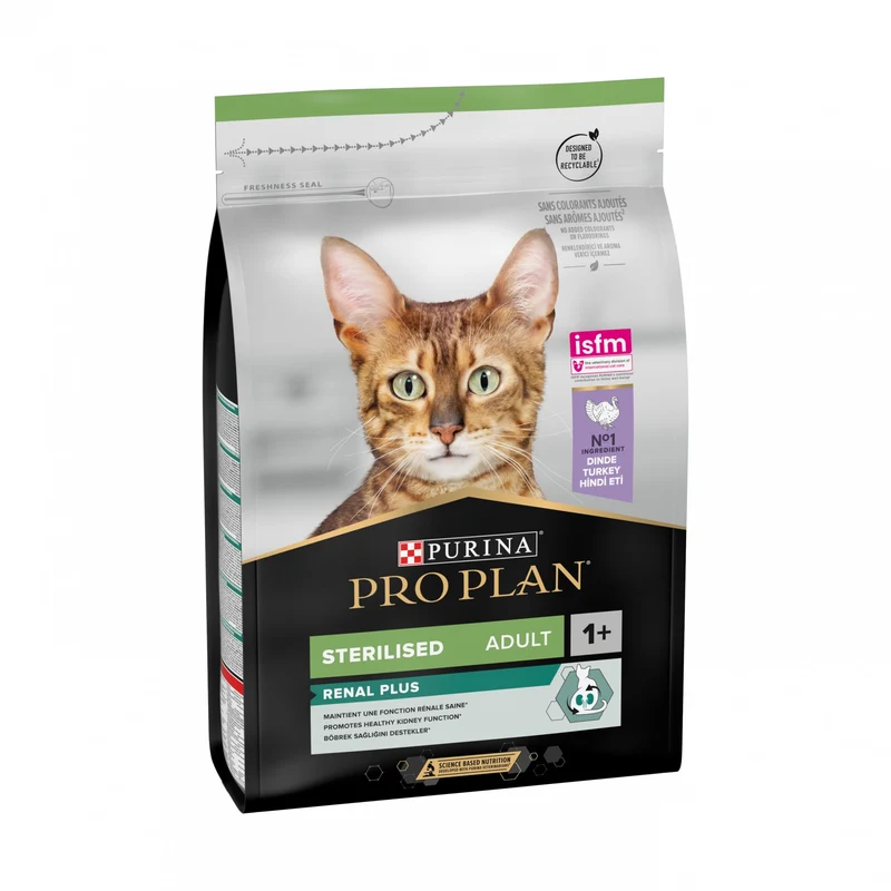 PRO PLAN Renal Plus Sterilised Adult à la Dinde - Croquettes pour chat