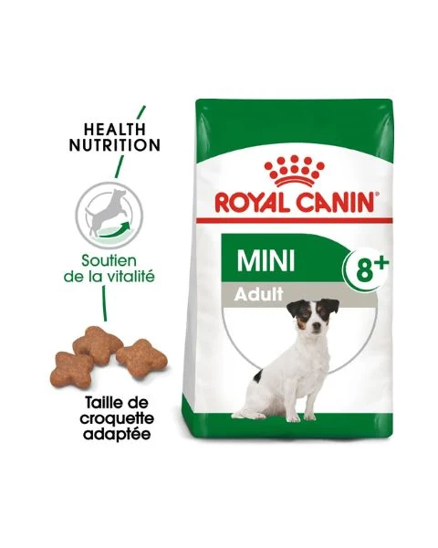 Royal Canin Mini Adult 8+ - Croquettes pour chien