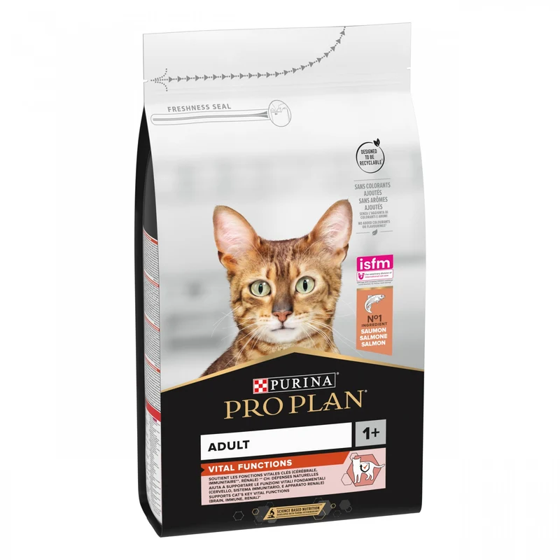 PRO PLAN Vital Functions Adult au Saumon - Croquettes pour chat