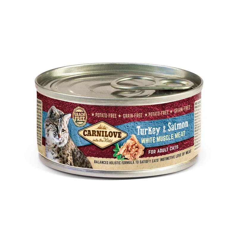 CARNILOVE Adult Dinde & Saumon en Boîte - Pâtée pour chat