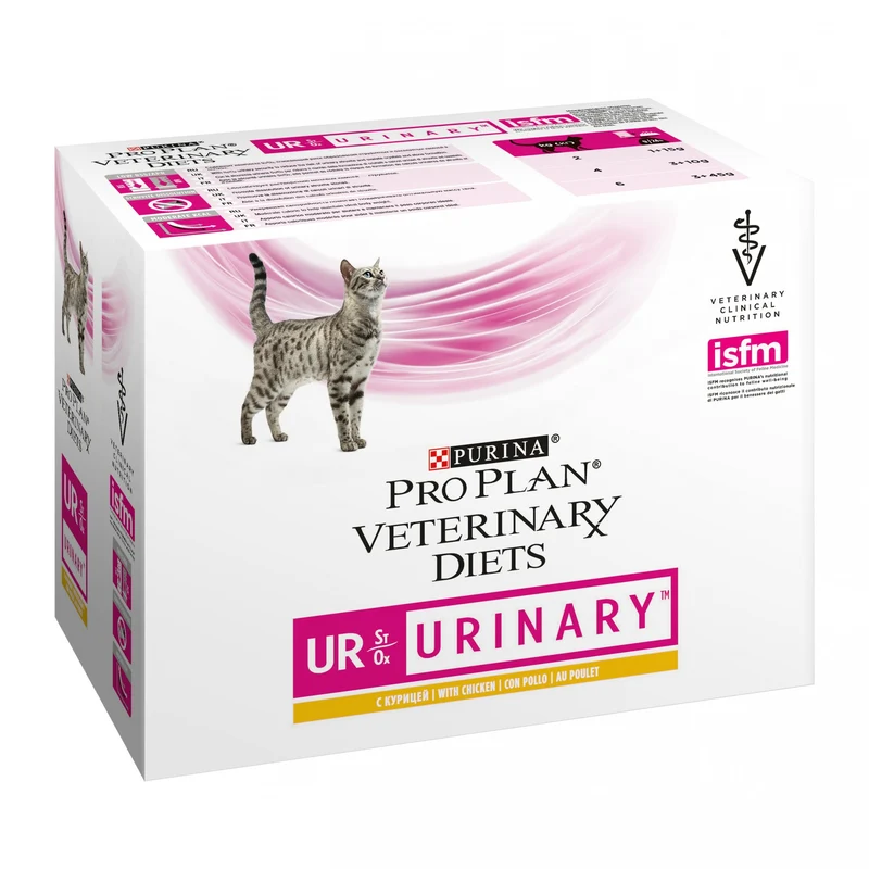 Pro Plan Veterinary Diets UR St/Ox Urinary – Pâtée en bouchées pour chat