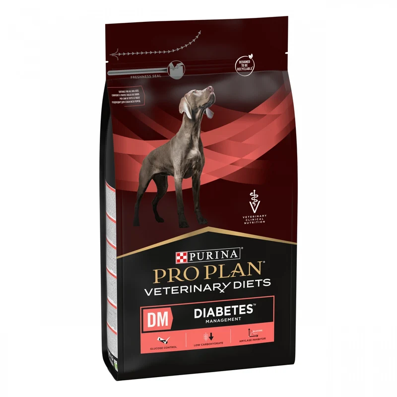 PRO PLAN Veterinary Diets DM Diabetes Management - Croquettes pour chien 12kg