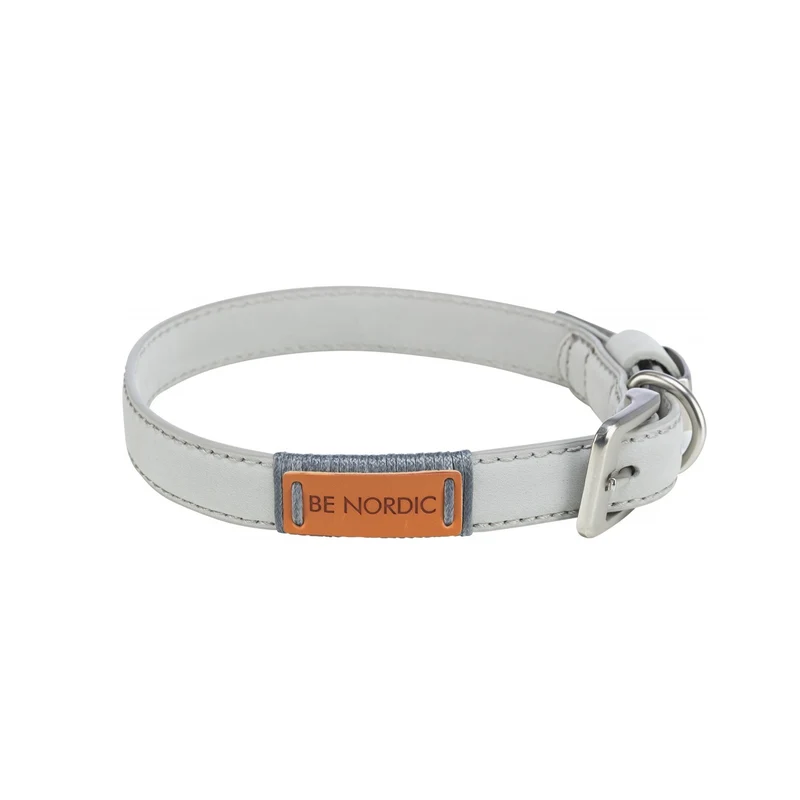 Collier en cuir Be Nordic - Gris