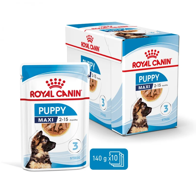 Royal Canin Maxi Puppy en Sauce - Pâtée pour chiot