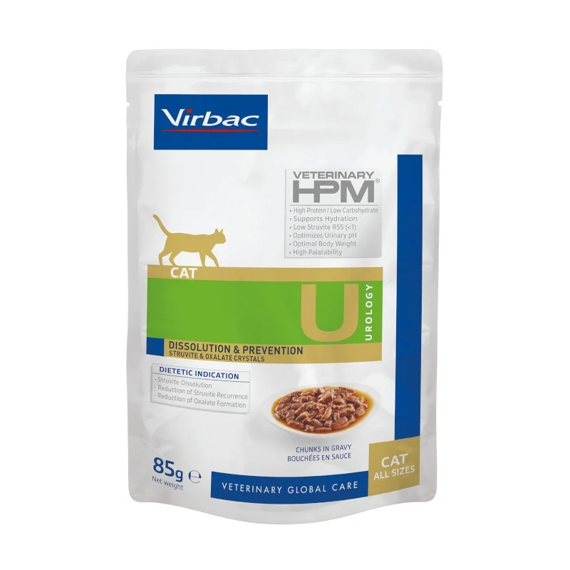 VIRBAC VETERINARY HPM Diététique Urology Dissolution & Prévention Sachets Repas