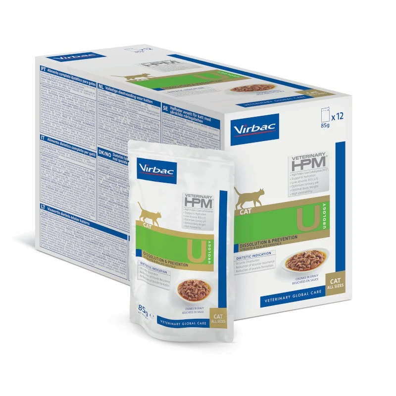 VIRBAC VETERINARY HPM Diététique Urology Dissolution & Prévention Sachets Repas