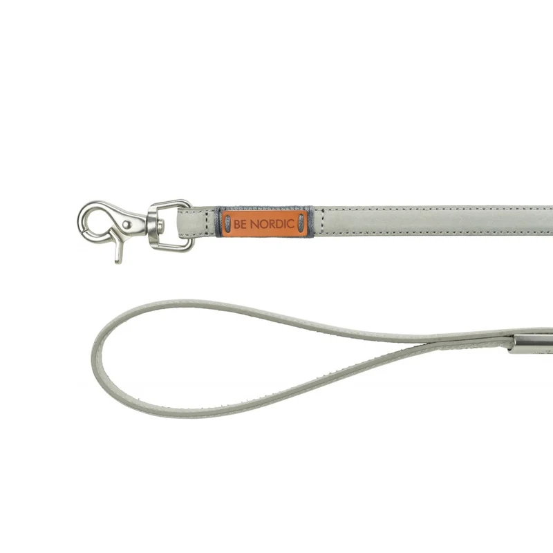 Laisse en cuir Be Nordic - Gris