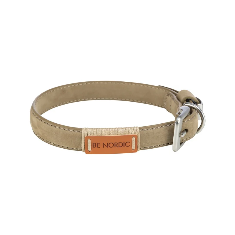 Collier en cuir Be Nordic - Beige