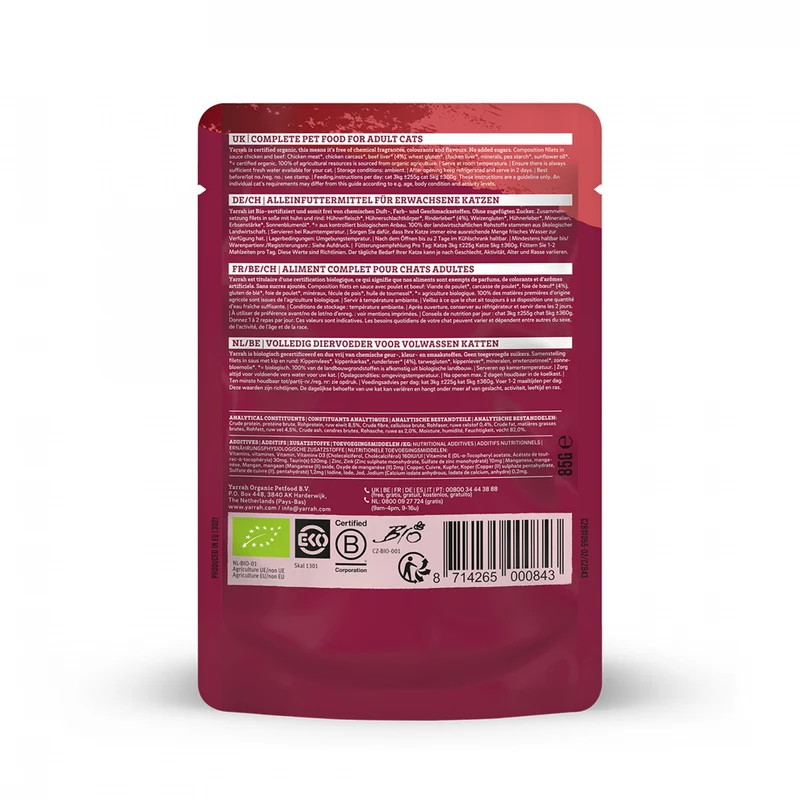 Yarrah filets bio en sauce - Lot 14 x 85 g