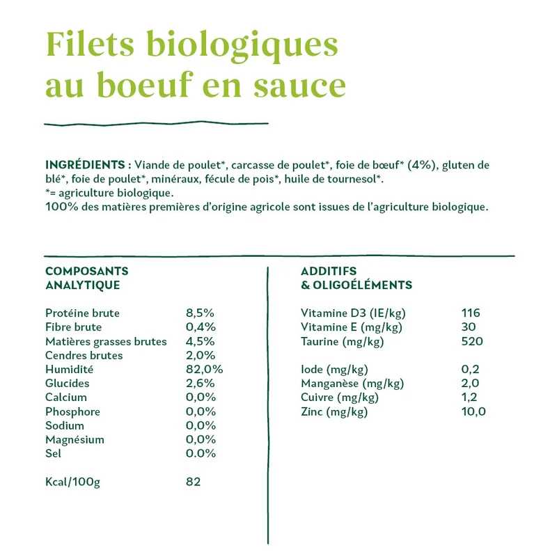 Yarrah filets bio en sauce - Lot 14 x 85 g