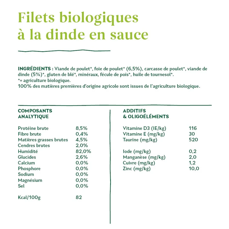Yarrah filets bio en sauce - Lot 14 x 85 g