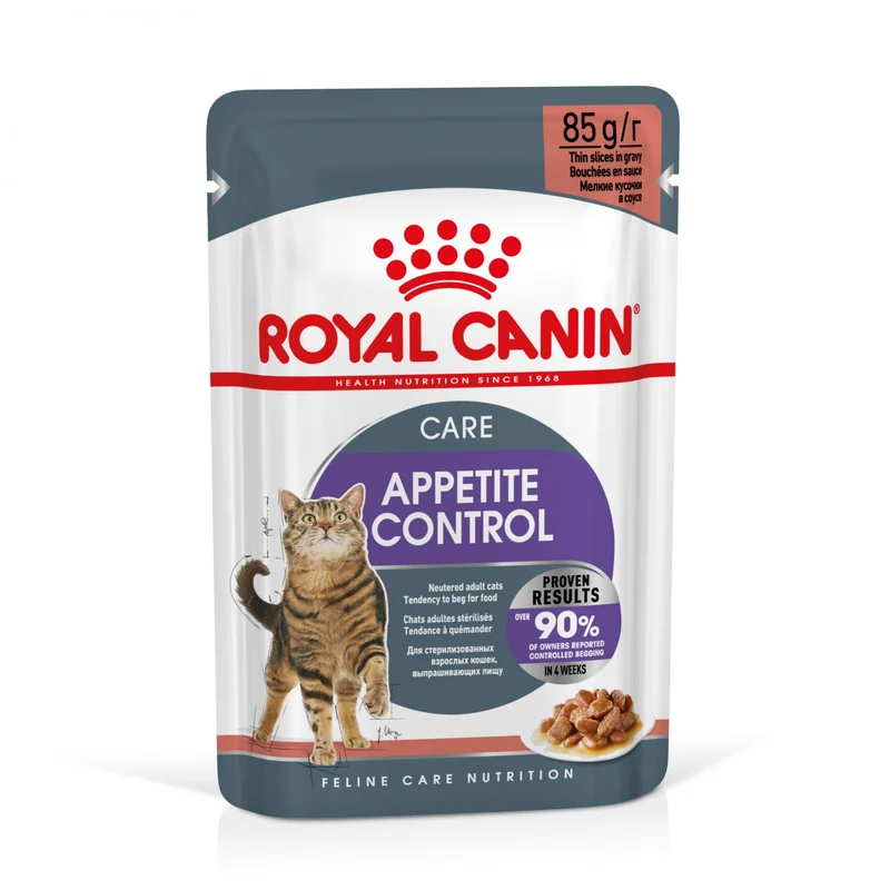 ROYAL CANIN Appetite Control Care en Sauce – Pâtée pour chat