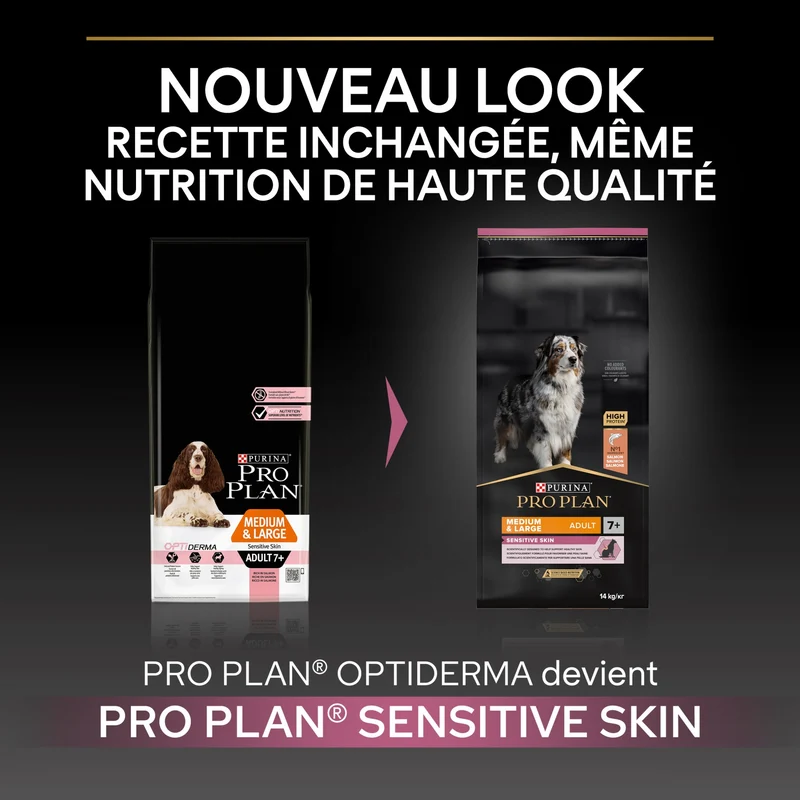 PRO PLAN Sensitive Skin Medium & Large Adult au Saumon - Croquettes pour chien