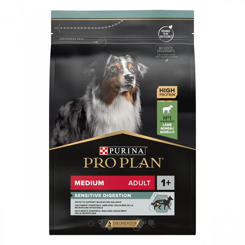 PRO PLAN Sensitive Digestion Medium Adult à l'Agneau - Croquettes pour chien