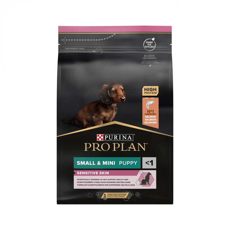 PRO PLAN Sensitive Skin Small & Mini Puppy au Saumon - Croquettes pour chien
