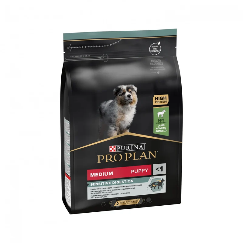 PRO PLAN Sensitive Digestion Medium Puppy à la Agneau- Croquettes pour chien