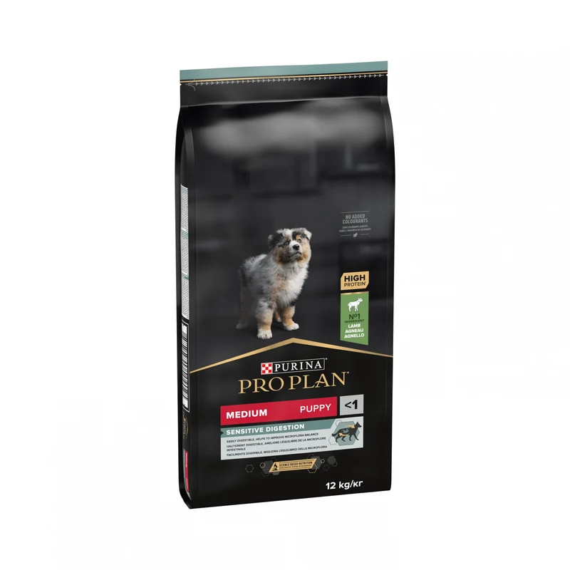 PRO PLAN Sensitive Digestion Medium Puppy à la Agneau- Croquettes pour chien