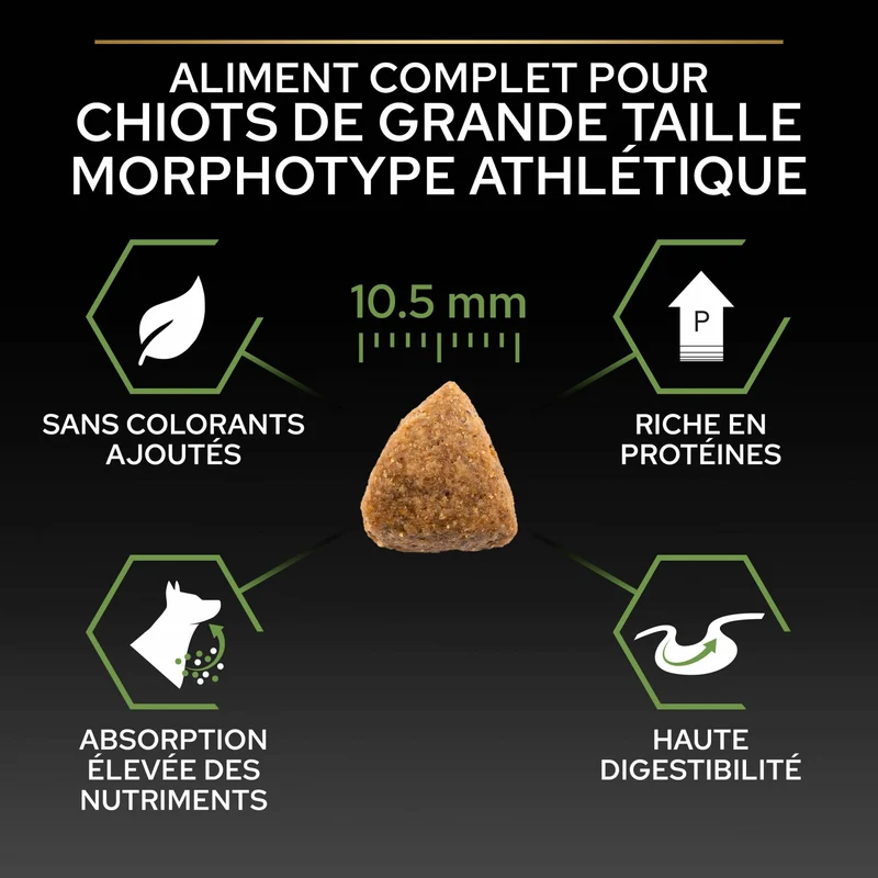 PRO PLAN Healthy Start Large Athletic Puppy au Poulet - Croquettes pour chien