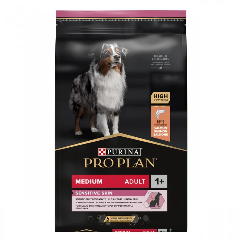 PRO PLAN Sensitive Skin Medium Adult au Saumon - Croquettes pour chien