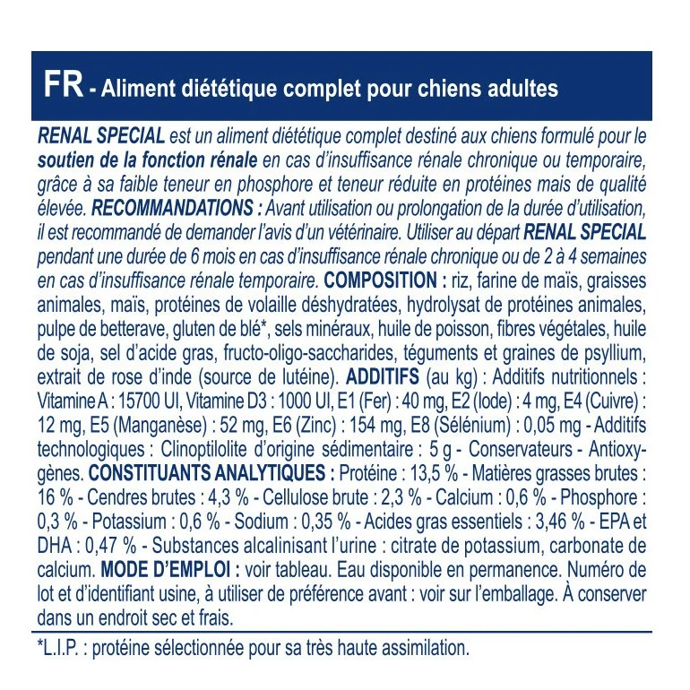 Royal Canin Veterinary Renal Special
