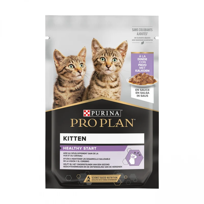 PRO PLAN Healthy Start Kitten en sauce à la Dinde - Pâtée pour chaton