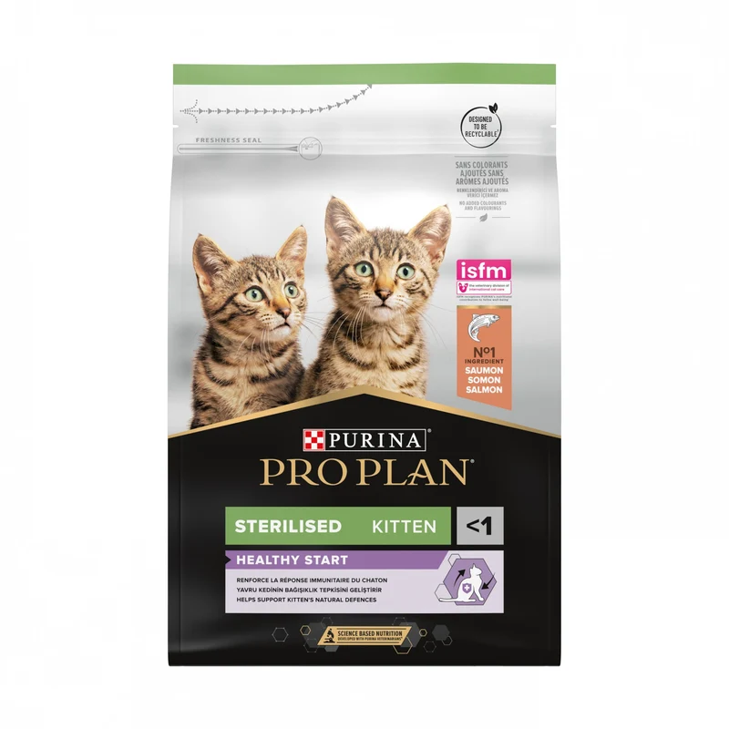 PRO PLAN Healthy Start Sterilised Kitten au Saumon - Croquettes pour chaton