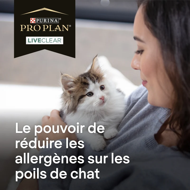 PRO PLAN LiveClear Kitten à la dinde - Croquettes pour chaton