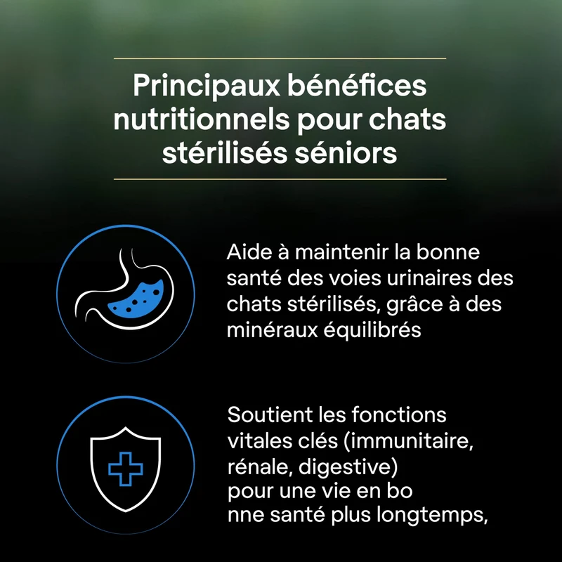PRO PLAN LiveClear Sterilised Senior à la Dinde - Croquettes pour chat