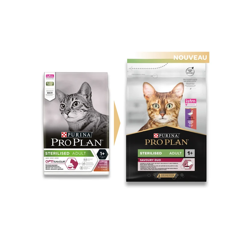 PRO PLAN Savoury Duo Sterilised Adult - Croquettes pour chat
