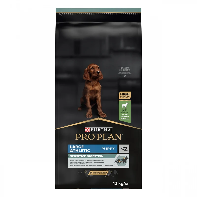 PRO PLAN Sensitive Digestion Large Athletic Puppy à la Agneau- Croquettes pour chien