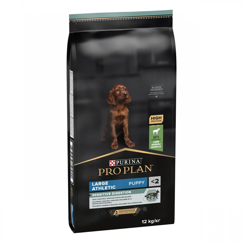 PRO PLAN Sensitive Digestion Large Athletic Puppy à la Agneau- Croquettes pour chien