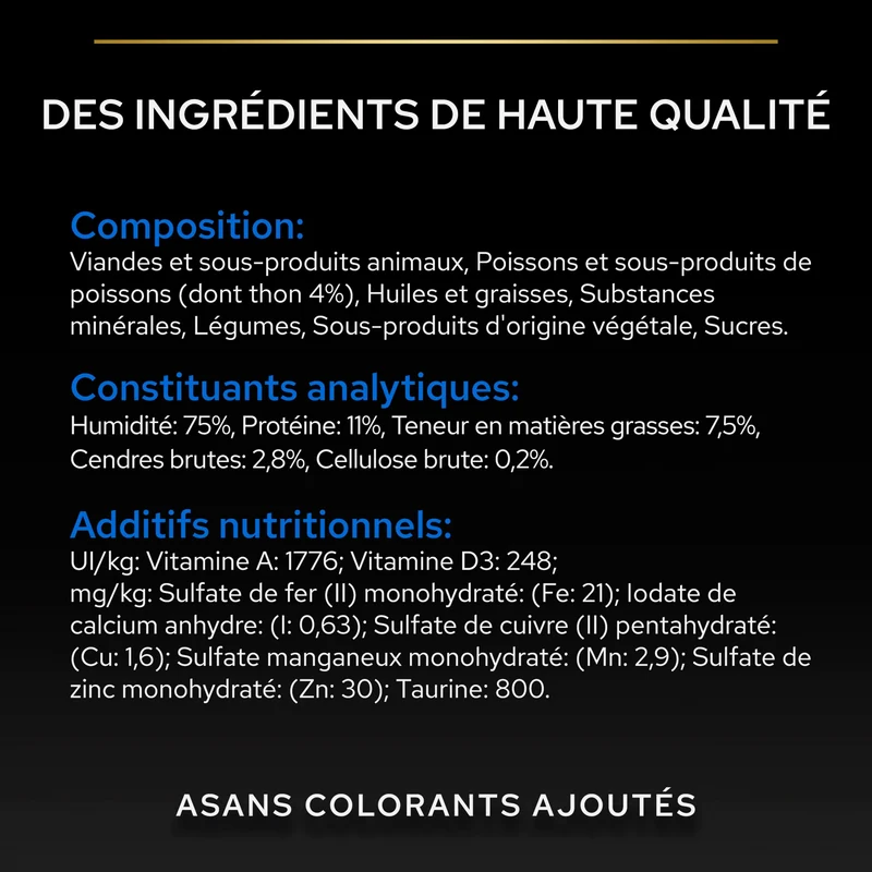 PRO PLAN Longevis Senior en mousse au thon - Pâtée pour chat
